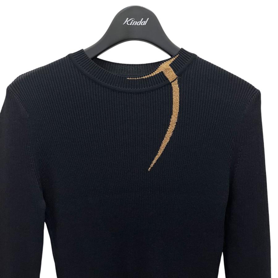 マメクロゴウチ mame kurogouchi Kintsugi Crew Neck Knitted
