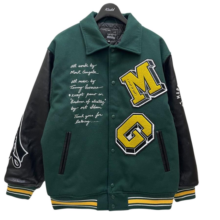 Mark Gonzales（マークゴンザレス） スタジャン グリーン サイズ：M