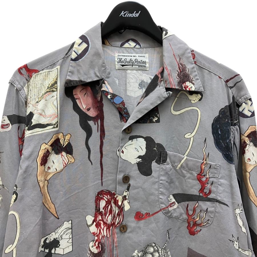 wacko maria ワコマリア　お化け　ハワイアンシャツ WACKO MARIA(ワコマリア) 19AWお化け図ハワイアンシャツオープン