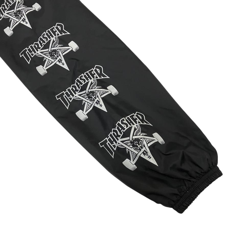 THRASHER スラッシャー コーチジャケット ブラック サイズ:M THRASHER スラッシャー コーチジャケット ブラック サイズ:M