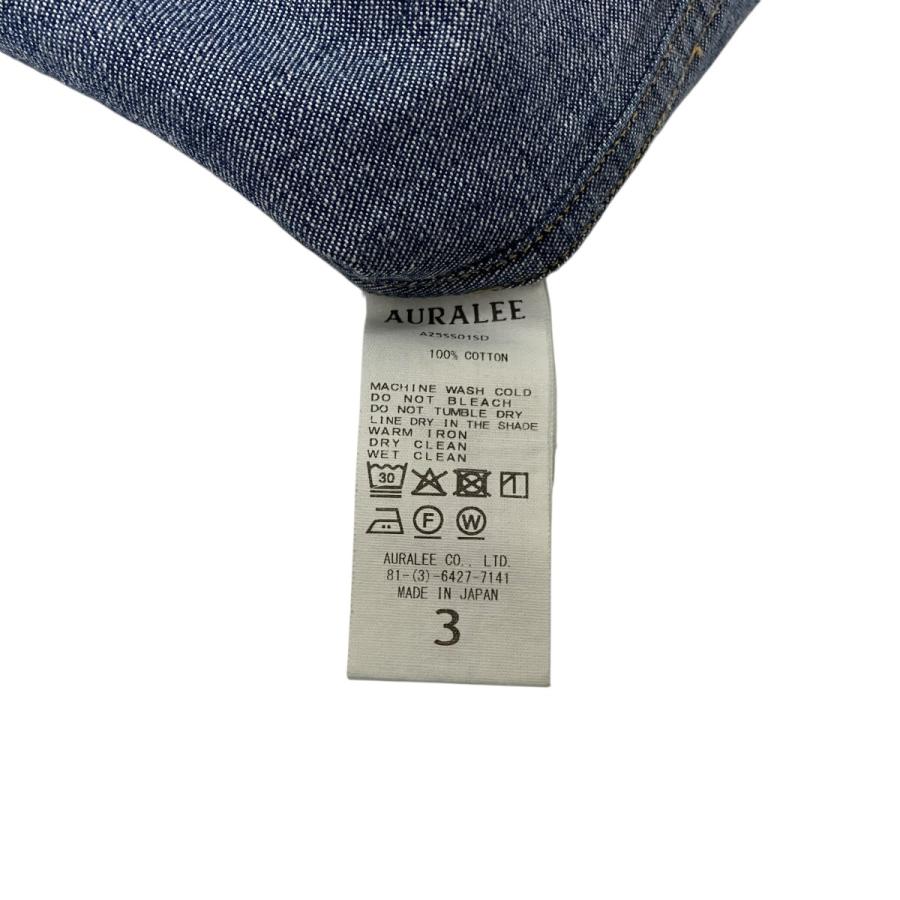 AURALEE オーラリー 25SS SELVEDGE LIGHT OZ DENIM SHIRT デニム AURALEE オーラリー 25SS SELVEDGE LIGHT OZ DENIM SHIRT デニム