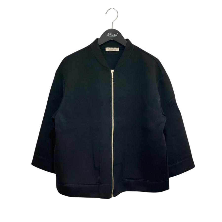 S'MaxMara ブルゾン　ジャケット　ダブルジップ　　ベルト　黒　36 S S'MaxMara ブルゾン ジャケット ダブルジップ ベルト 黒 36 S