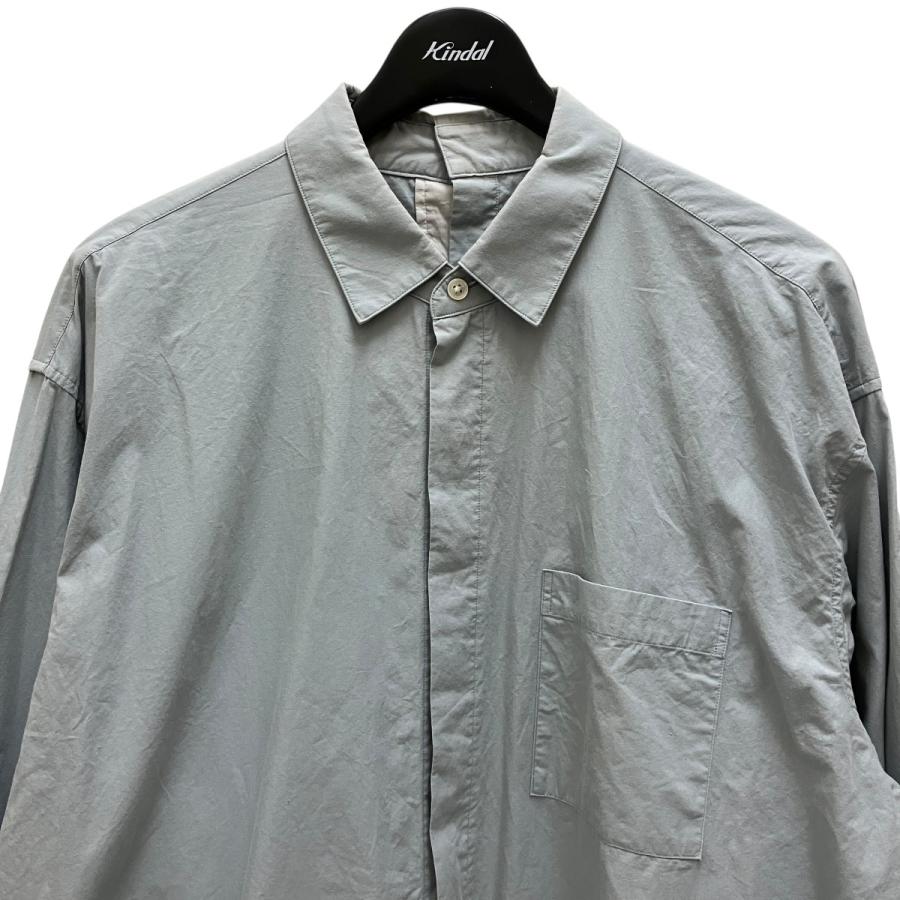 stein / 長袖シャツ/S/コットン/GRY/st.464 値下げ】stein ロングシャツ ST．464 ライトグレー サイズ：S (堅田店