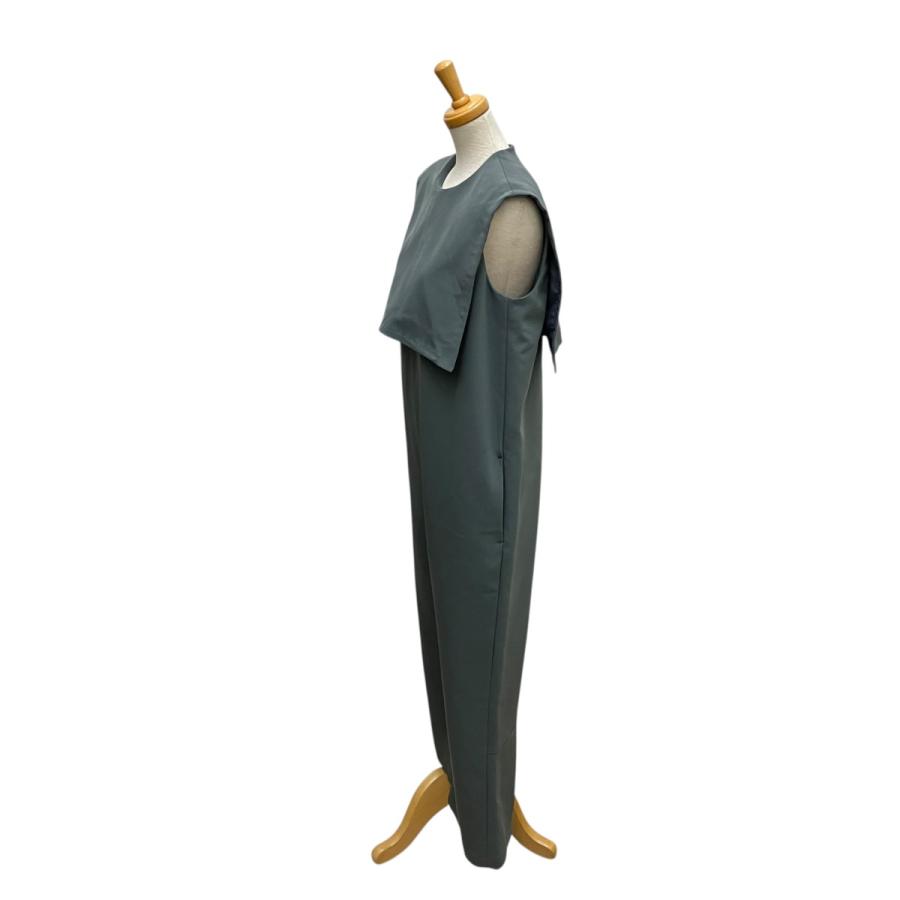 HYKE SOALON COVERALL OLIVE DRAB サイズ1 HYKE（ハイク） 【値下げ】HYKE SOALON SLEEVELESS JUMPSUIT