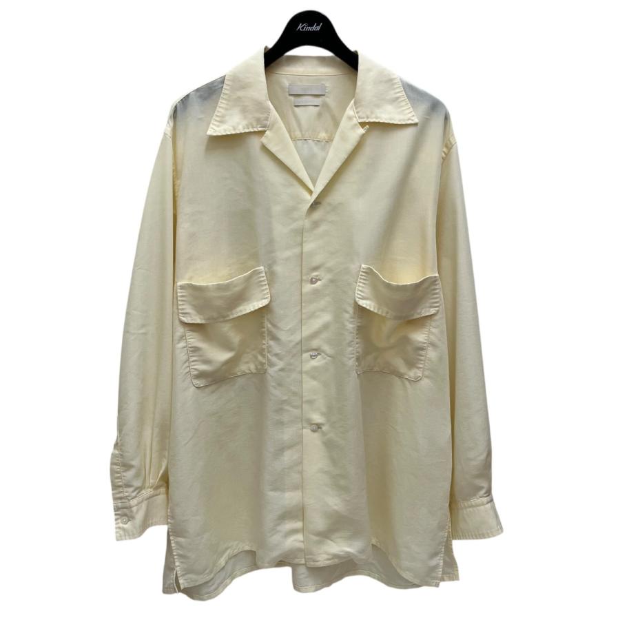 交渉可 YOKE ヨーク シルクシャツ 3 イエロー GARMENT DYED 交渉可 YOKE ヨーク シルクシャツ 3 イエロー GARMENT DYED
