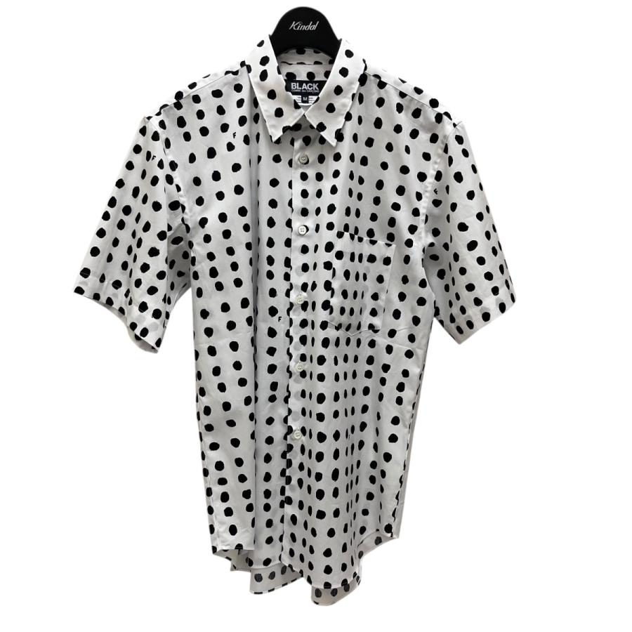 BLACK COMME des GARCONS 【値下げ】BLACK ドット柄 半袖シャツ 1O