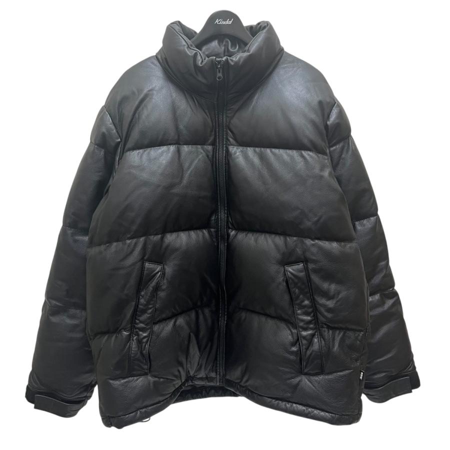 FTC エフティーシー レザーダウンジャケット FTC022AWJ03 ブラック