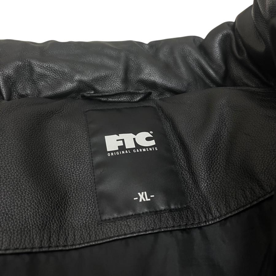 FTC エフティーシー レザーダウンジャケット FTC022AWJ03 ブラック