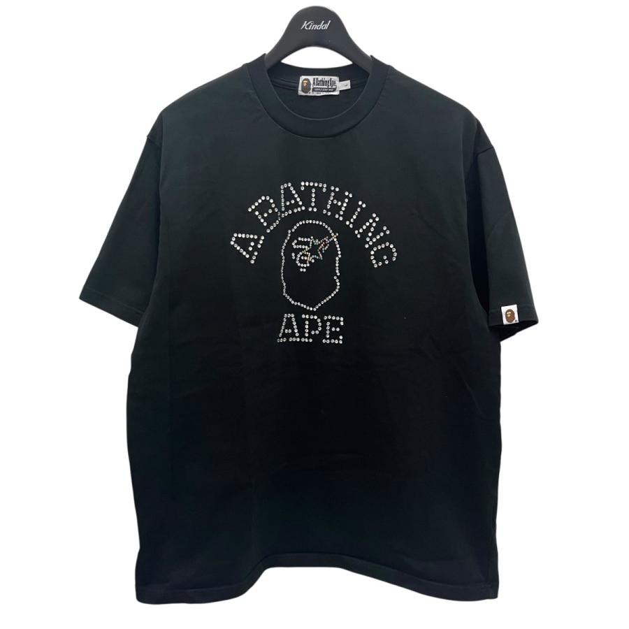 A BATHING APE アベイシングエイプ 半袖Tシャツ ブラック サイズ