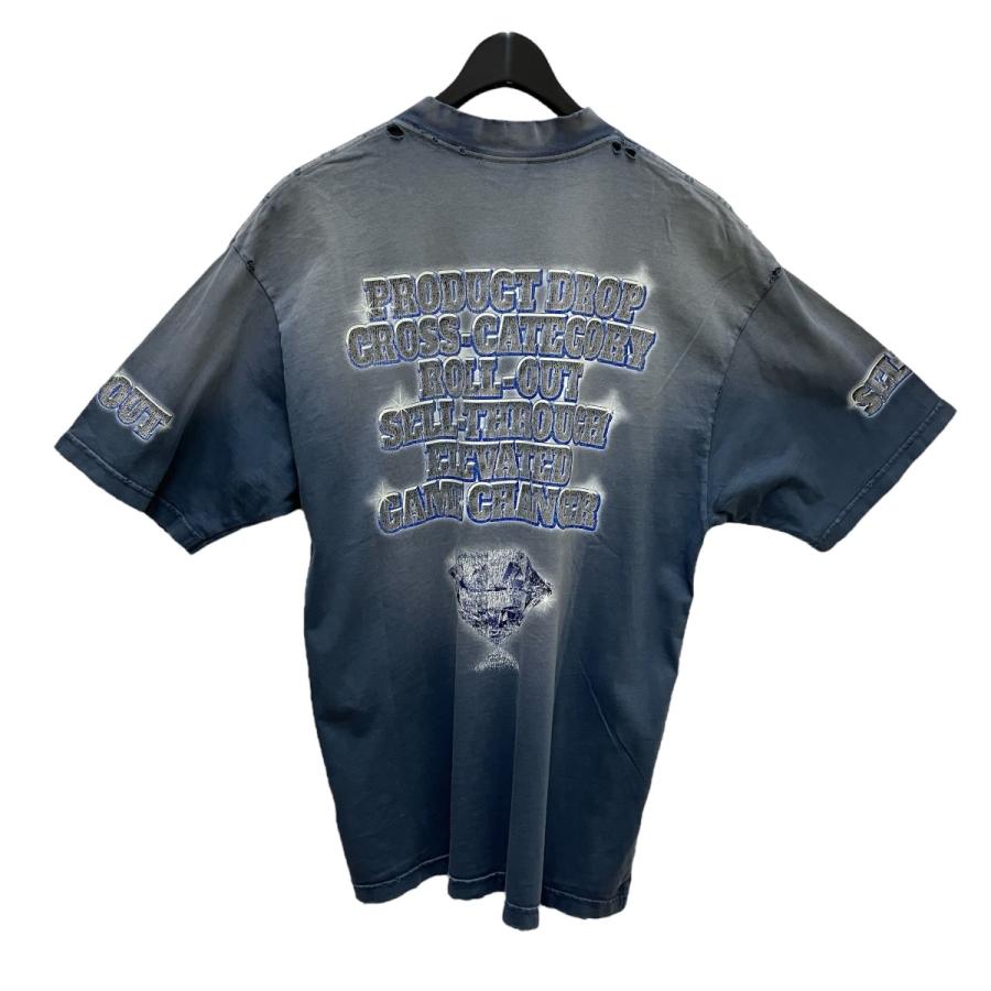 BALENCIAGA（バレンシアガ） BALENCIAGA SNBN ダメージ加工 Tシャツ 