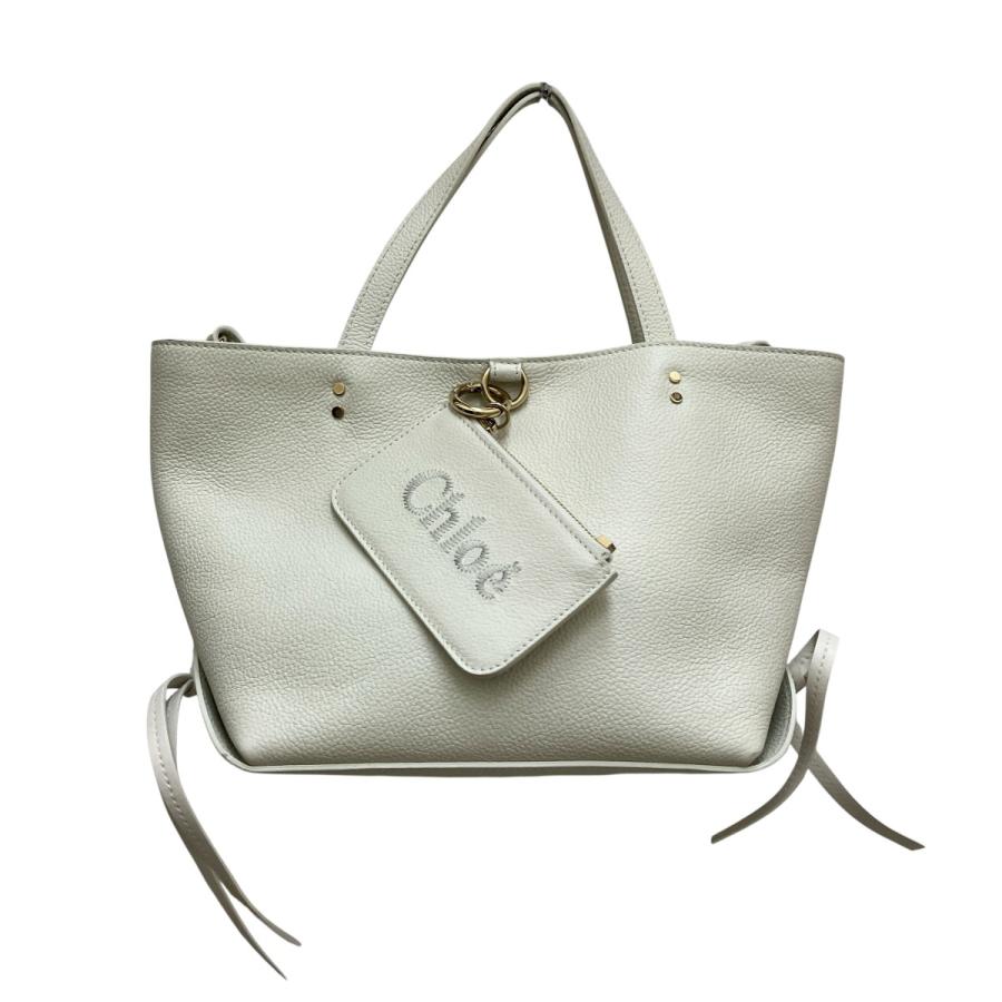 Chloe（クロエ） 【値下げ】Chloe 2WAYショルダー ポーチ付トート 