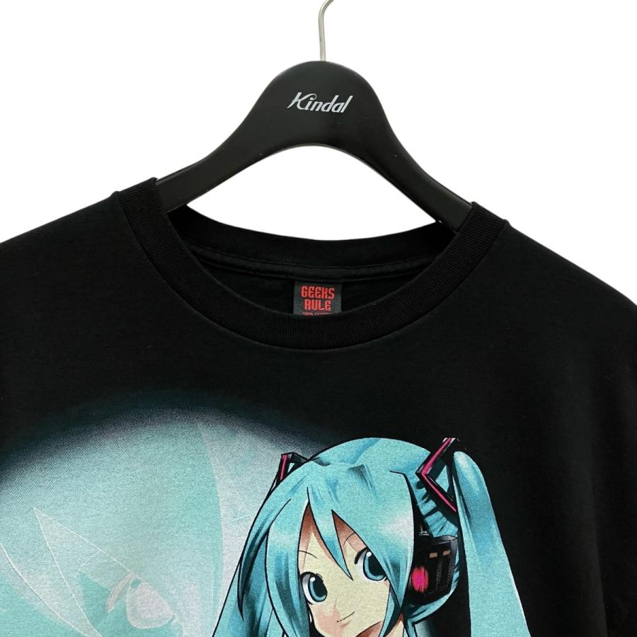 GeeeKS 【値下げ】GEEKS RULE 初音ミク Tシャツ ブラック サイズ：XL