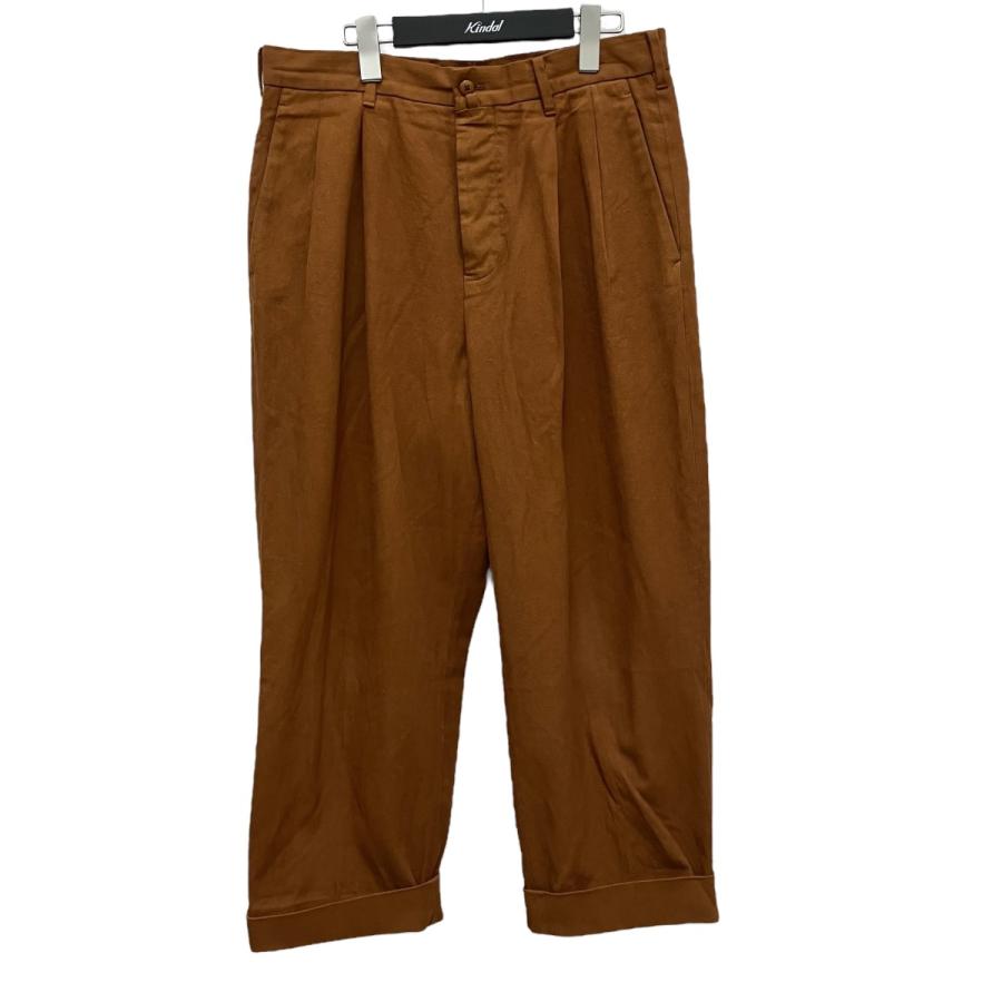 サイズ2 マーティーアンドサンズ チノ2 シルク ブラウン サイズ2 マーティーアンドサンズ チノ2 シルク ブラウン