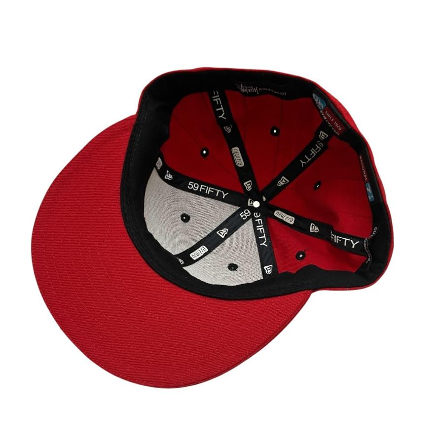 NEW ERA（ニューエラ） 【値下げ】New Era×stussy キャップ レッド