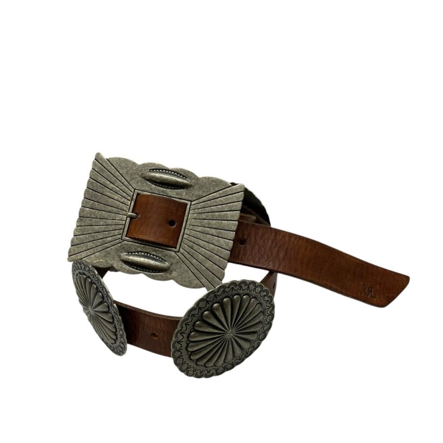 RRL Ralph Lauren ダブルアールエル コンチョベルト ブラウン サイズ