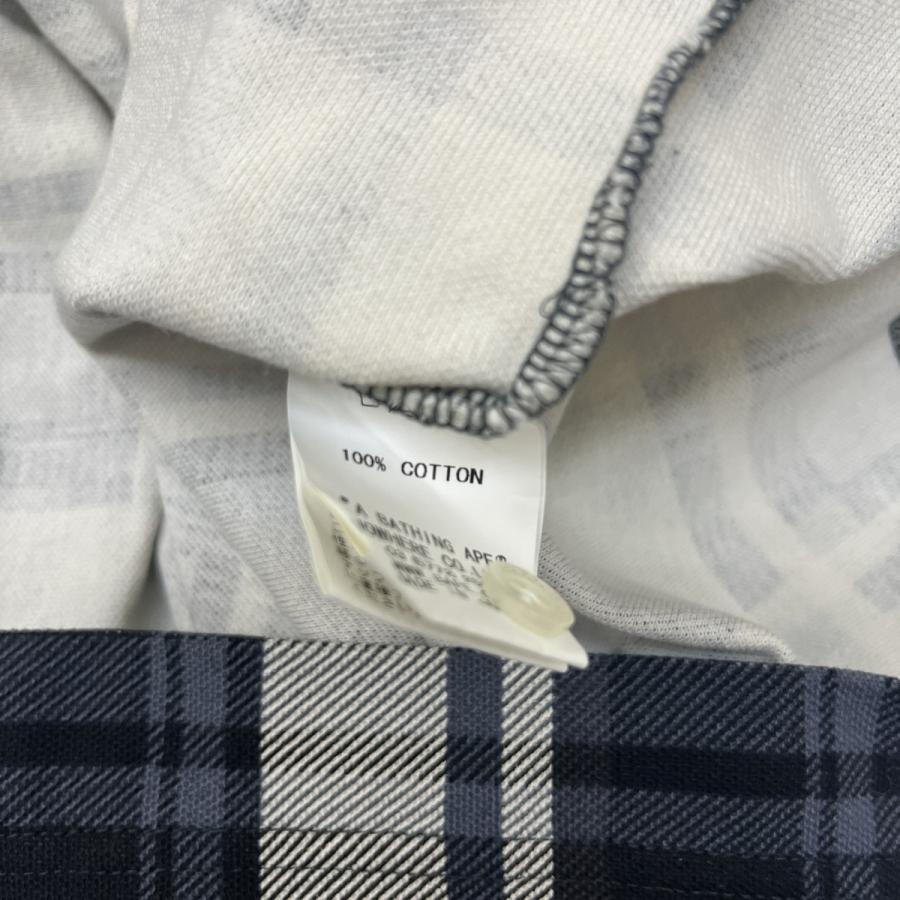 A BATHING APE（アベイシングエイプ） チェック ポロシャツ ベージュ
