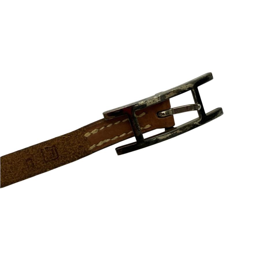 HERMES（エルメス） アピ3 ロング レザーブレスレット キャメル