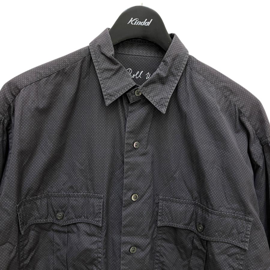 porter classic ドット柄シャツ サイズ2 PORTER CLASSIC（ポータークラシック） Porter Classic roll up shirt