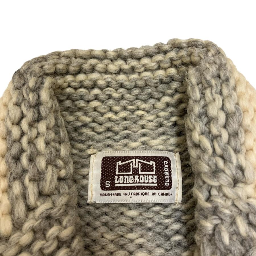 値下げ】LONG HOUSE Vintage カウチンニットベスト グレー サイズ：S 