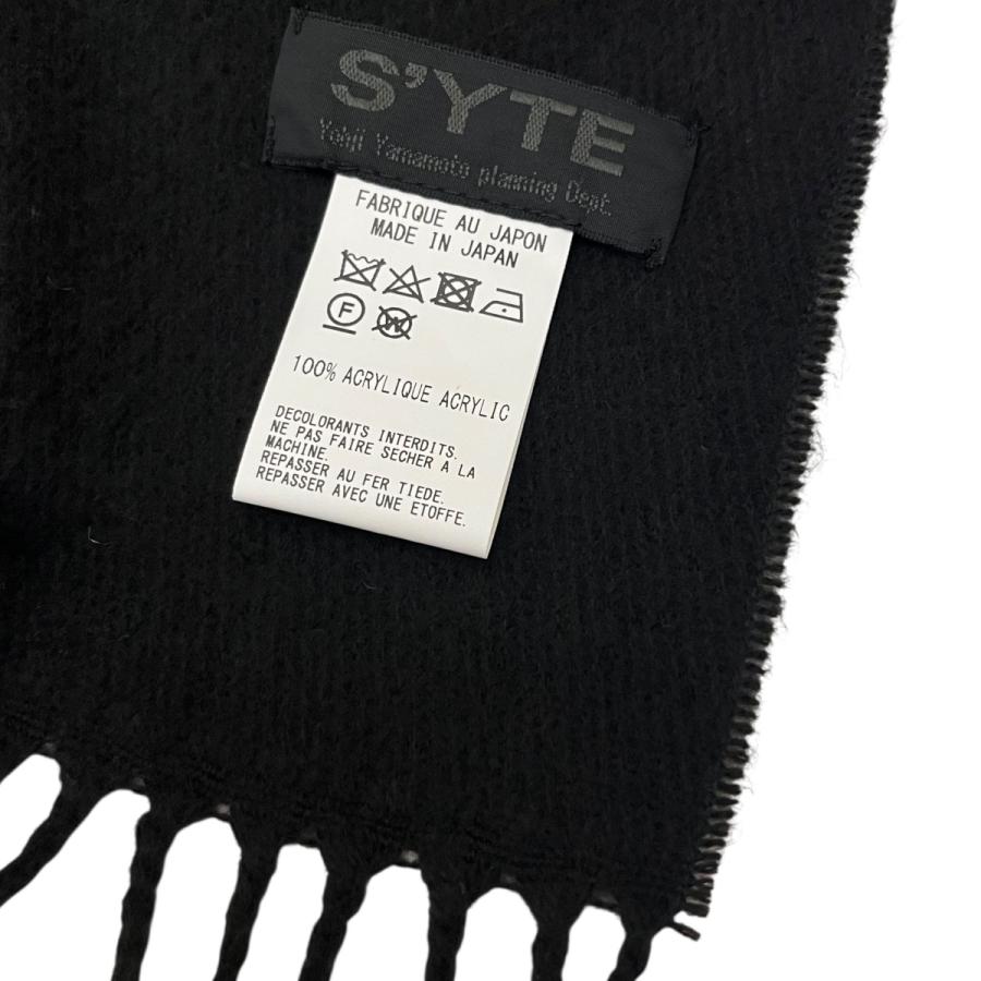 サイトヨウジヤマモト s'yte×伊藤潤二 ストール UB-L07-928 ブラック