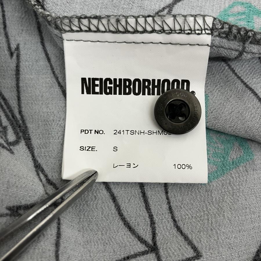 NEIGHBORHOOD（ネイバーフッド） 総柄半袖シャツ 241TSNH-SHM05 グレー