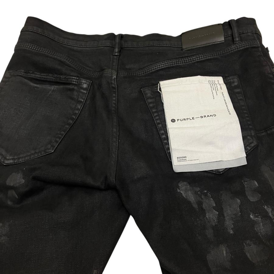 値下げ】PURPLE BRAND デニムパンツ FW2115JNS ブラック サイズ：34 