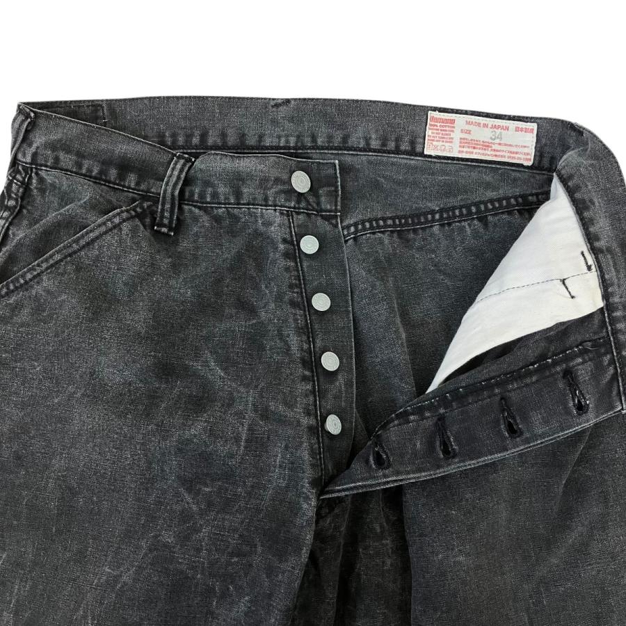 エヴィス EVISU デニムパンツ ブラック サイズ：34 : カインドオル