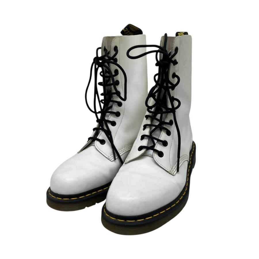 Dr.Martens ドクターマーチン 10ホールブーツ ホワイト 80s 英国製 DR.MARTENSドクターマーチン 10ホールブーツ 白 UK8