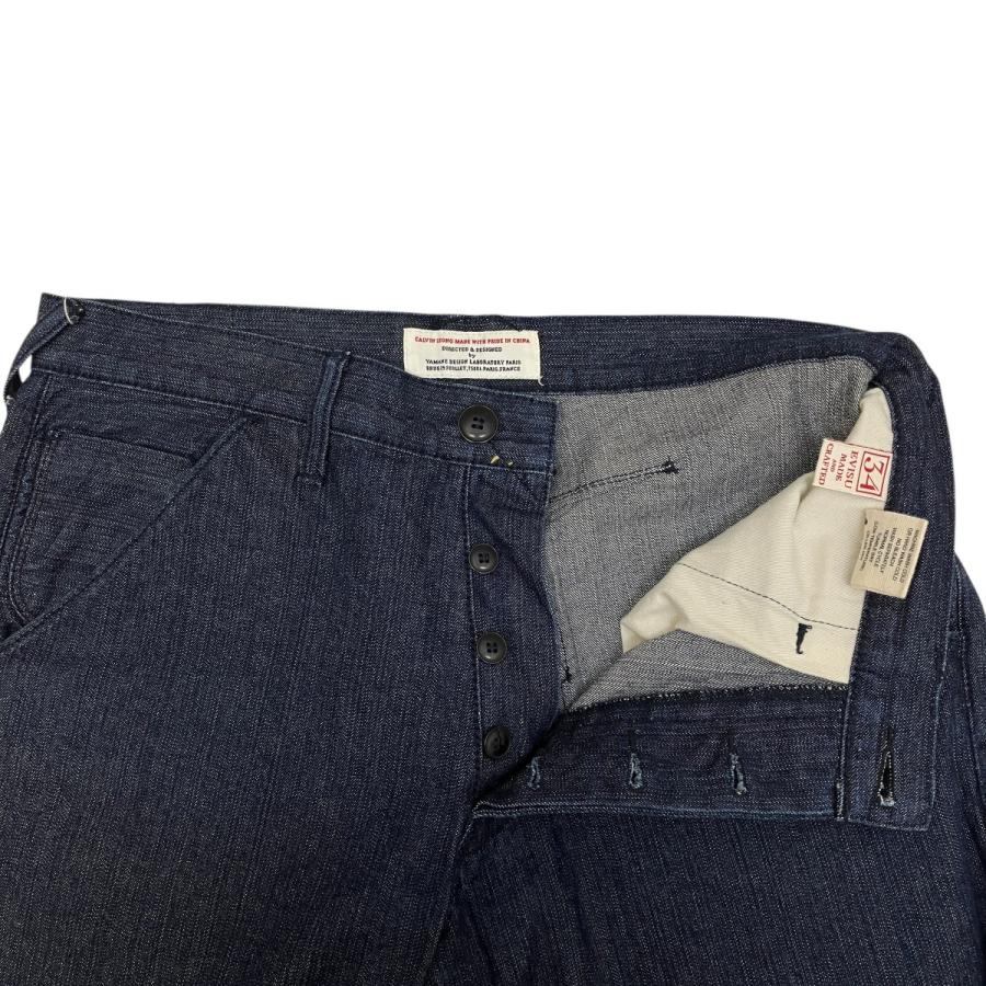 エヴィス EVISU ハーフパンツ インディゴ サイズ：34 : カインドオル