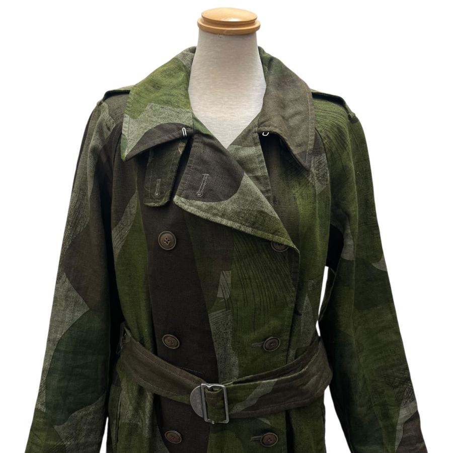 ナイジェルケーボン NIGEL CABOURN カモフラージュ柄 ベルテッドコート 80340800000 グリーン サイズ：6_2