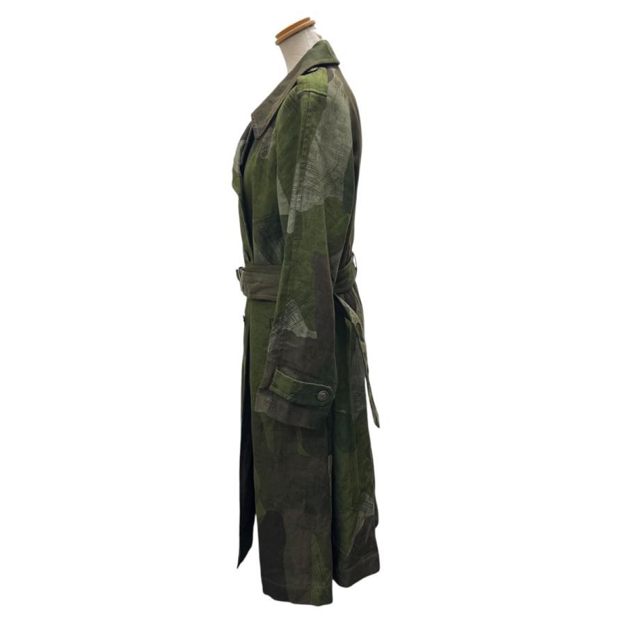 ナイジェルケーボン NIGEL CABOURN カモフラージュ柄 ベルテッドコート 80340800000 グリーン サイズ：6_4