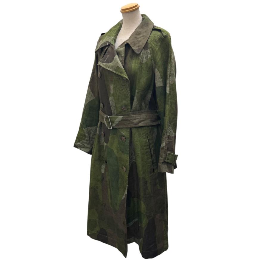 ナイジェルケーボン NIGEL CABOURN カモフラージュ柄 ベルテッドコート 80340800000 グリーン サイズ：6_6