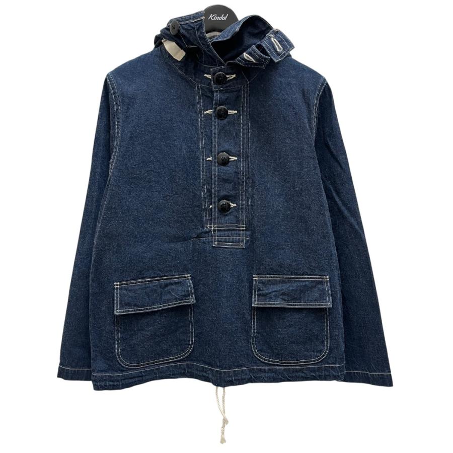 N*3様 バズリクソンズ デニムプルオーバージャケット BR11703A Lサイ BUZZ RICKSON'S バズリクソンズ U.S. NAVY プルオーバー デニム