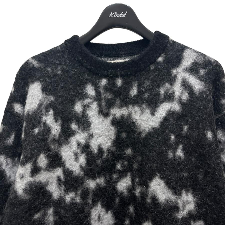 YOAK（ヨーク） YOKE Kid Mohair Jacqurad Sweater クルーネックモヘア