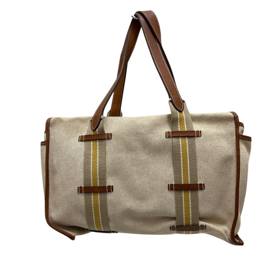 HERMES（エルメス） カメイル □L刻印 トートバッグ ベージュ 