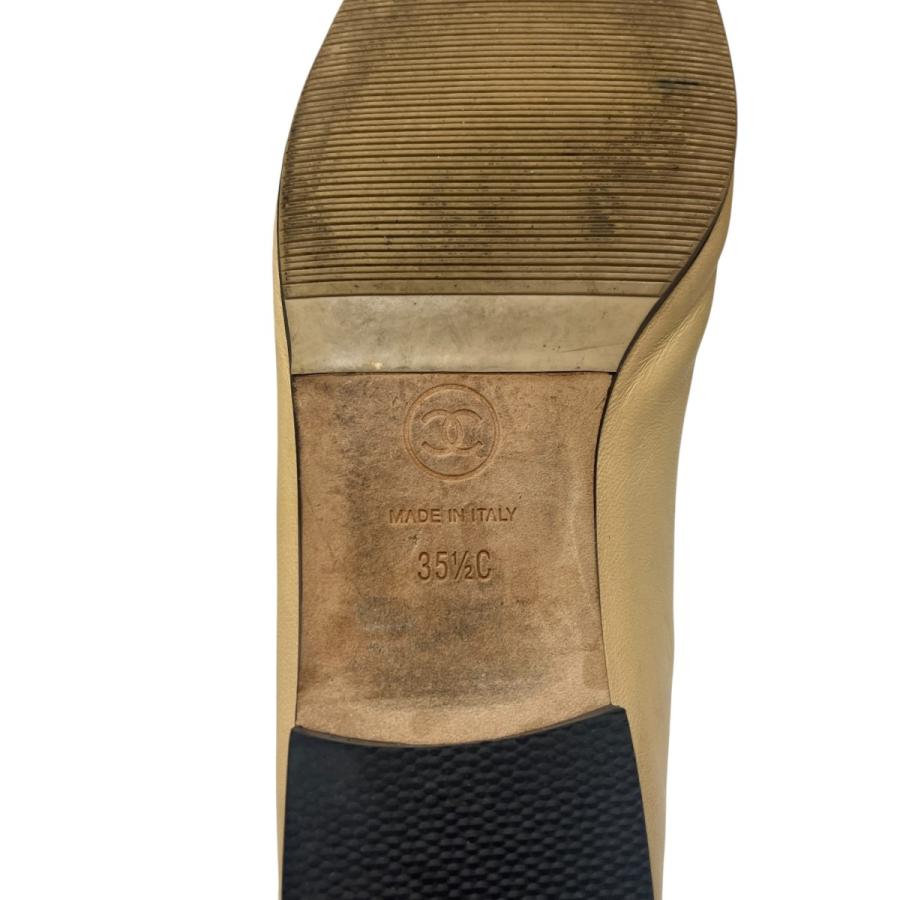 CHANEL（シャネル） フラットシューズ ベージュ サイズ：35