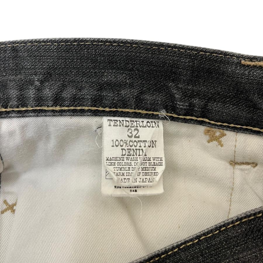 TENDERLOIN（テンダーロイン） デニムパンツ ブラック サイズ：32
