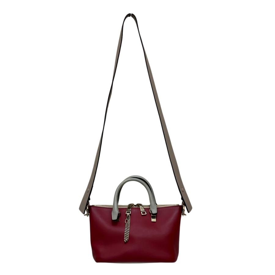 Chloe（クロエ） ショルダーバッグ レッド×ベージュ : カインドオル