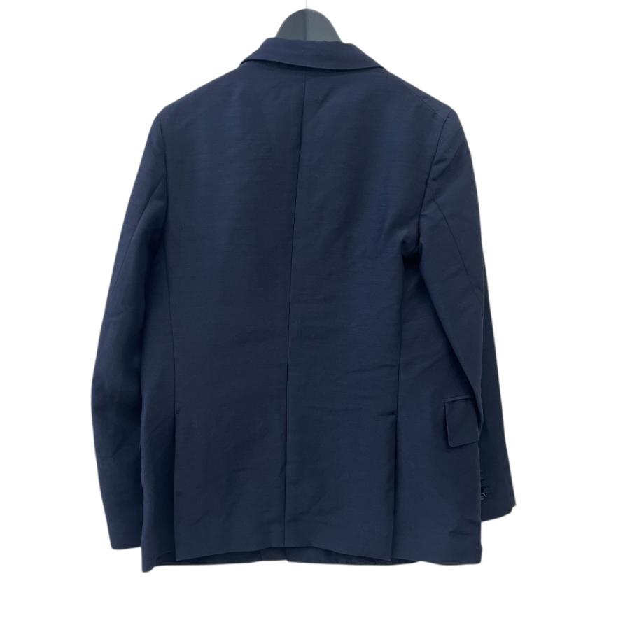 Drawer ドゥロワー シルク裏地 ノーカラージャケット 36 ネイビー 中古・古着通販】DRAWER (ドゥロワー) グログランノーカラーコート