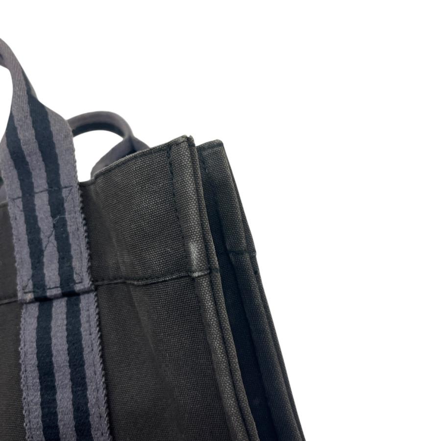 【取引終了】エルメスHermesフールトゥトートバッグ　グレー　ブラック エルメスHERMES フールトゥ トートバッグ MM 墨黒 (K-112113)