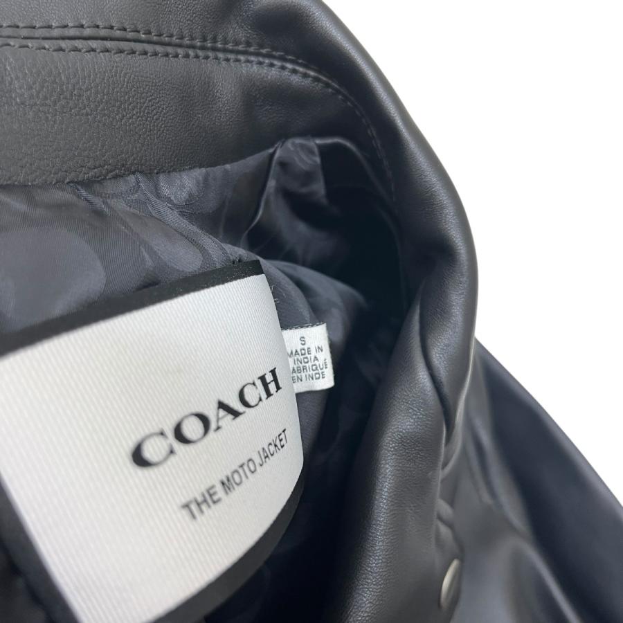 COACH（コーチ） ダブルライダースジャケット CT234 ブラック サイズ