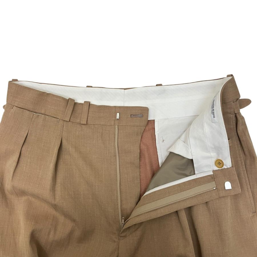 マーティー 【値下げ】MAATEE＆SONS JEFFERY 2PLEATS TROUSER