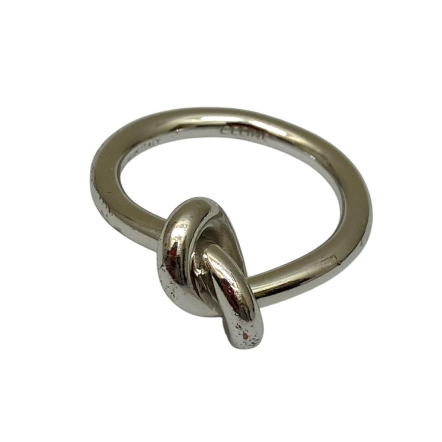 CELINE（セリーヌ） ノットリング 指輪 シルバー サイズ：7号