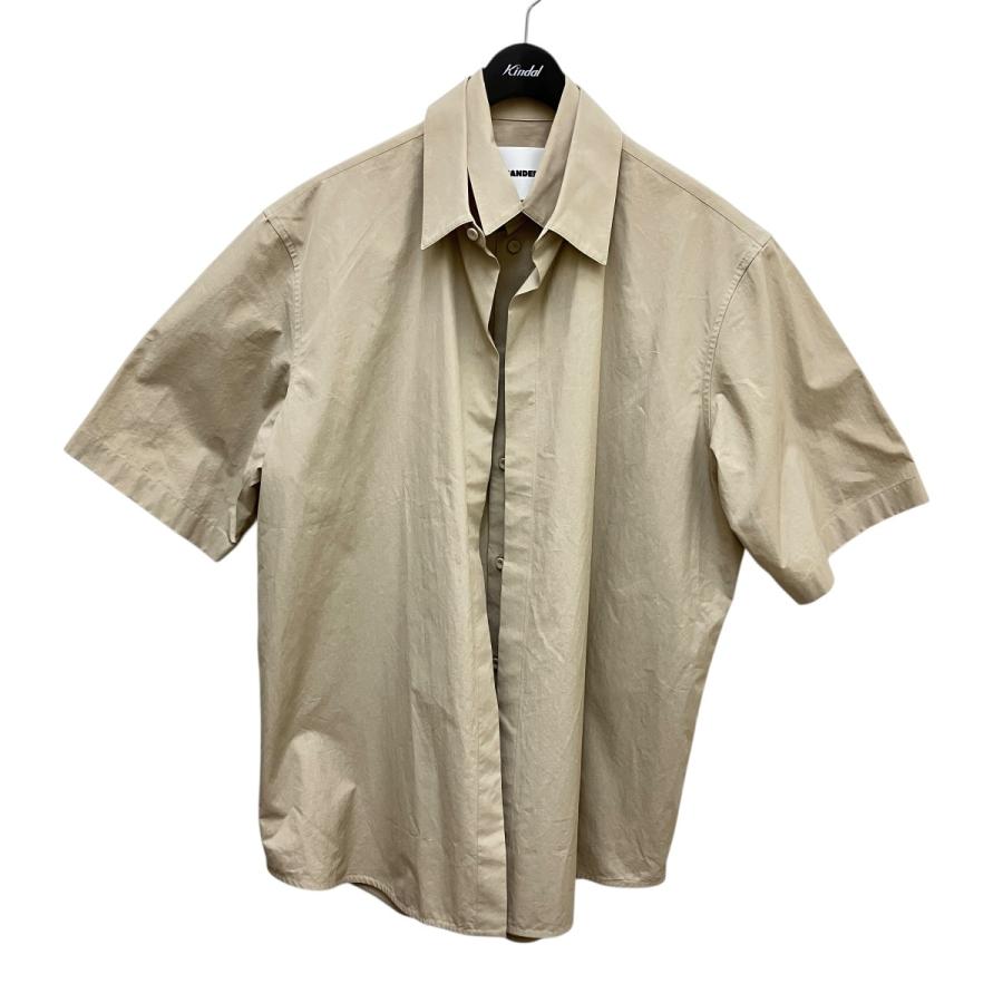 JIL SANDER ジルサンダー オープンカラー 半袖シャツ ベージュ L JIL SANDER（ジルサンダー） 【値下げ】JIL SANDER レイヤードTシャツ