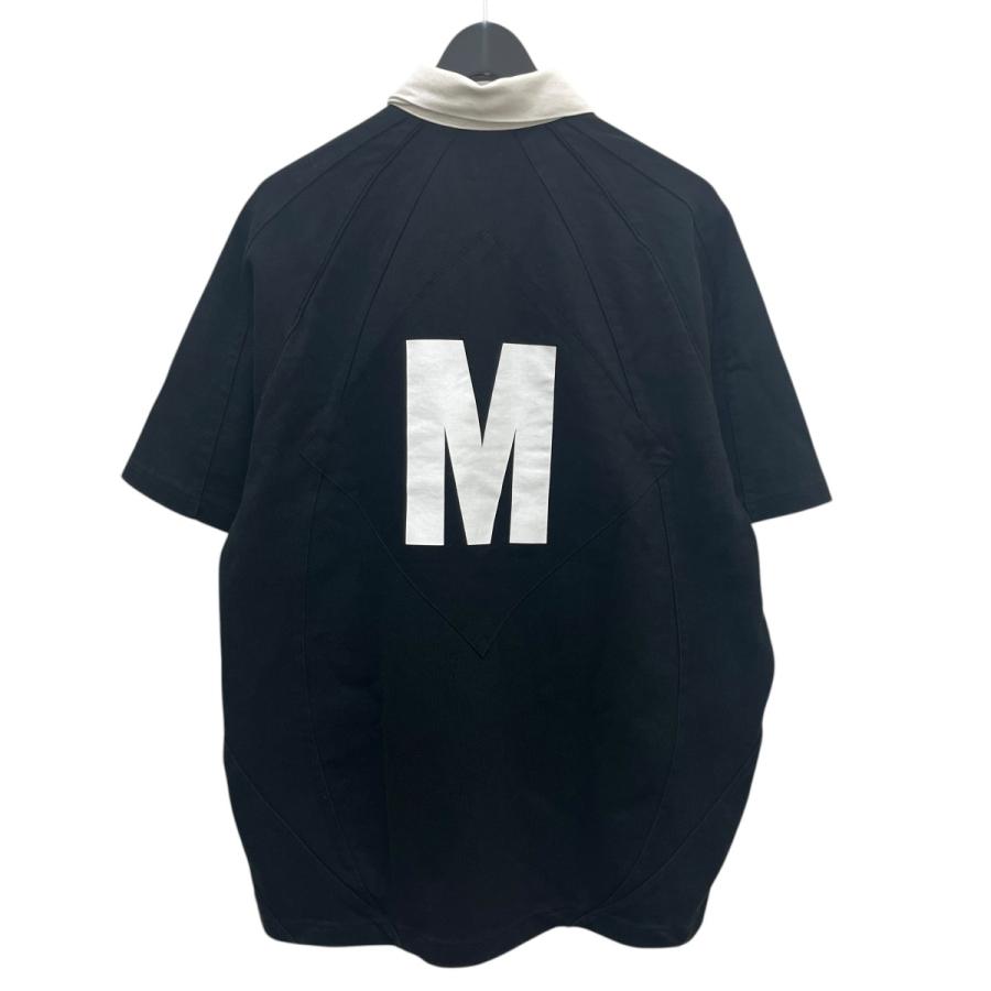 シュプリーム Supreme S S RUGBY ラガーシャツ ブラック サイズ：L_1
