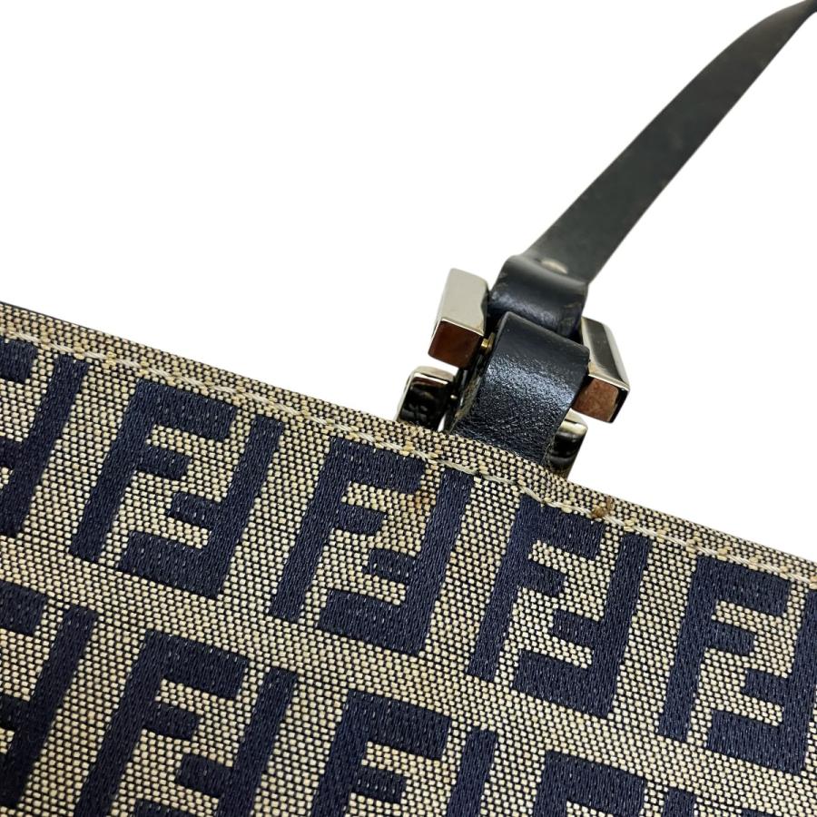 FENDI（フェンディ） ズッキーノ トートバッグ ネイビー