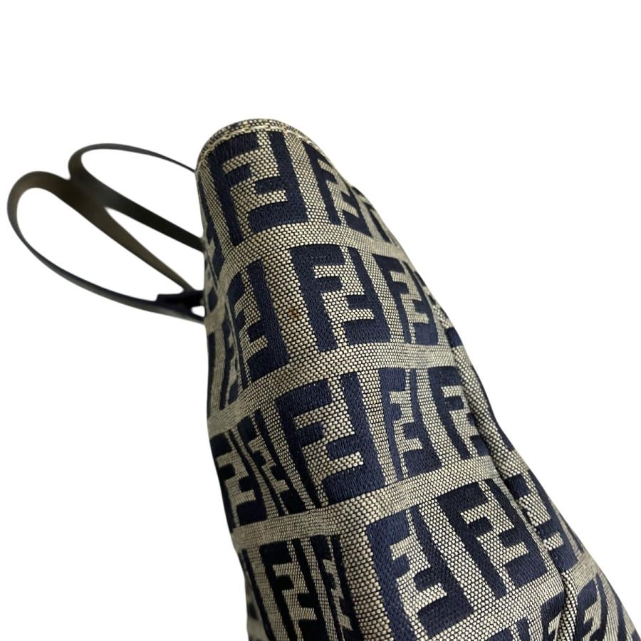 FENDI（フェンディ） ズッキーノ トートバッグ ネイビー
