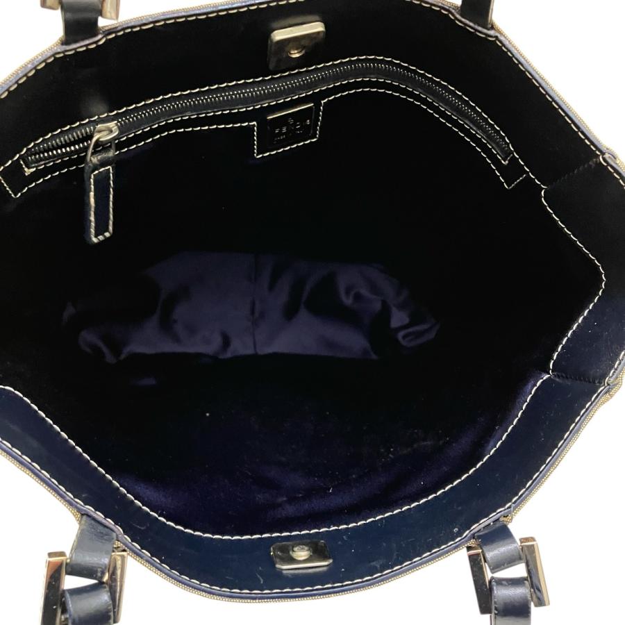 FENDI（フェンディ） ズッキーノ トートバッグ ネイビー