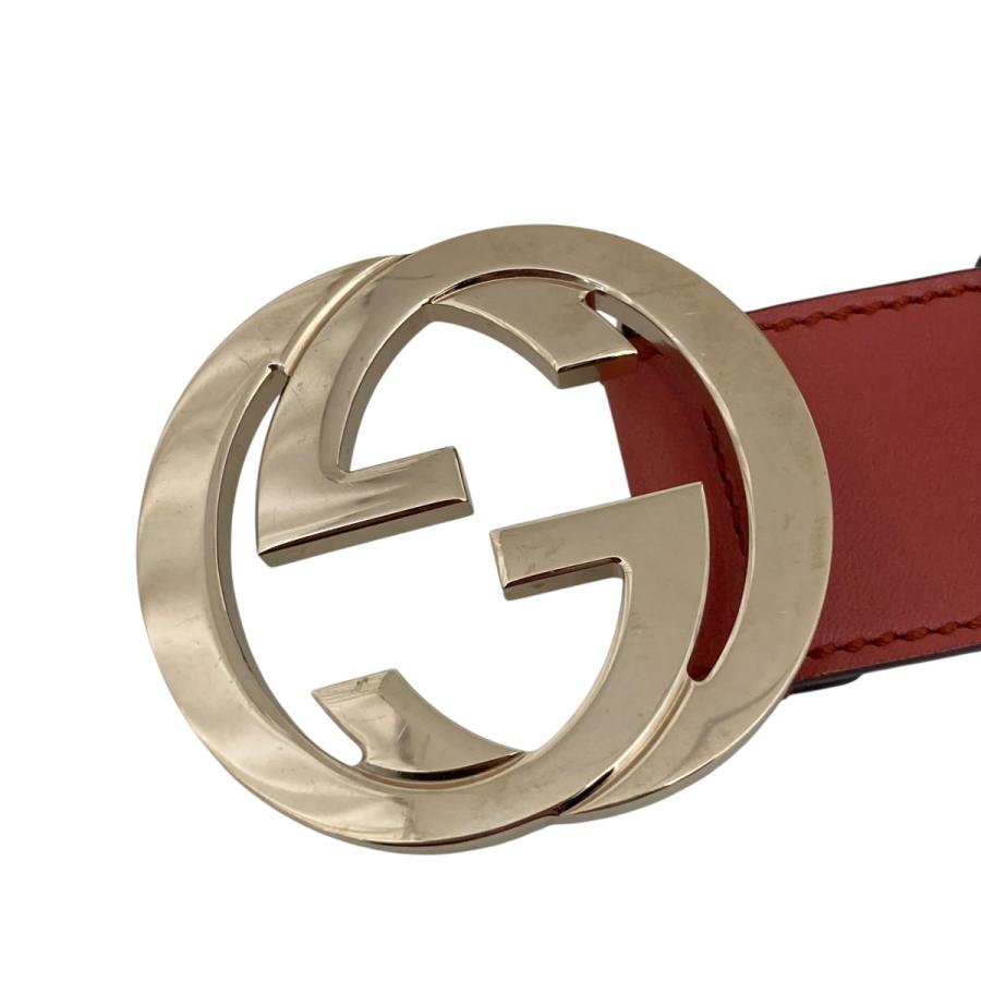 グッチ GUCCI ベルト 114876 グリーン×レッド