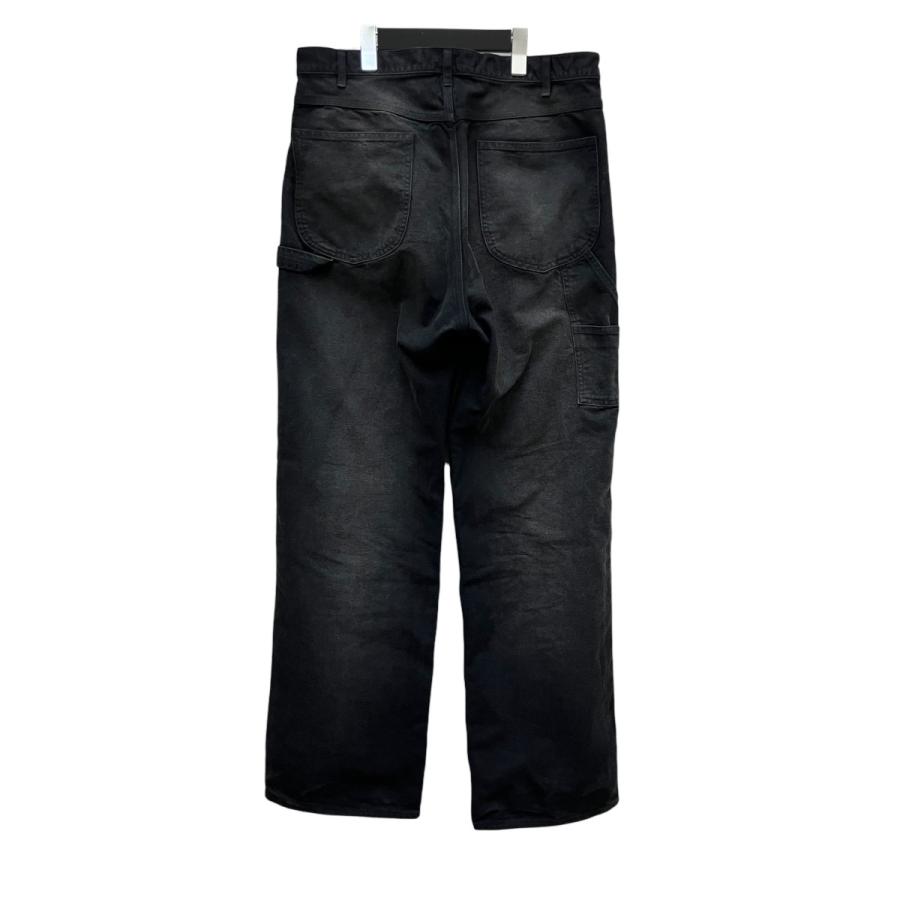 【値下げ】AURALEE PRODUCT DYED ORGANIC COTTON DUCK PAINTER PANTS A25AP03CD ブラックの画像